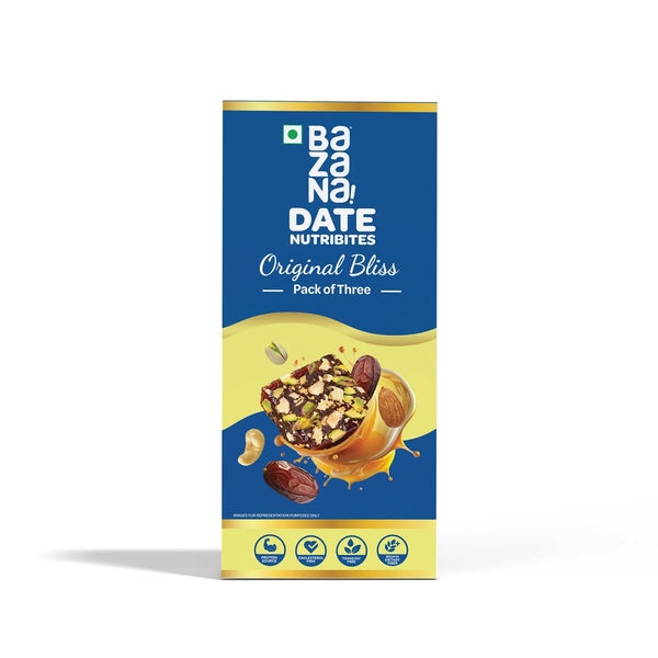Date Nutribites — Original Bliss, Pack of 3
