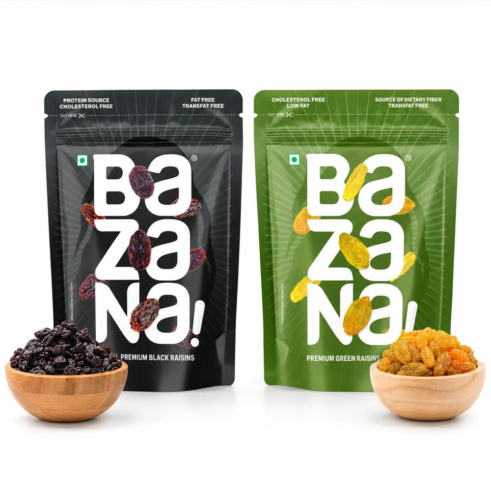 Premium Green & Black Raisins Combo