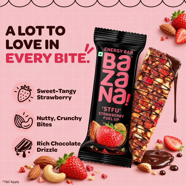 Energy Bar — 'STFU' Strawberry Fuel Up