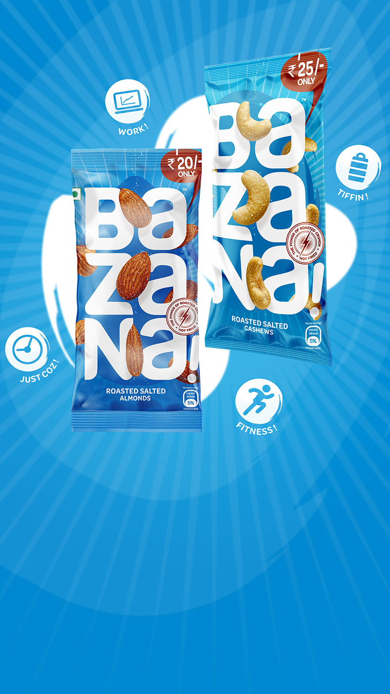 Bazana Healthy Roasted Snacks Not Fried No Oil Snacks
